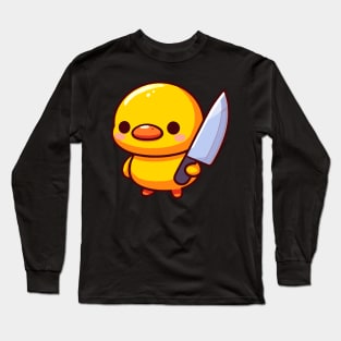 Cute little duck killer Long Sleeve T-Shirt